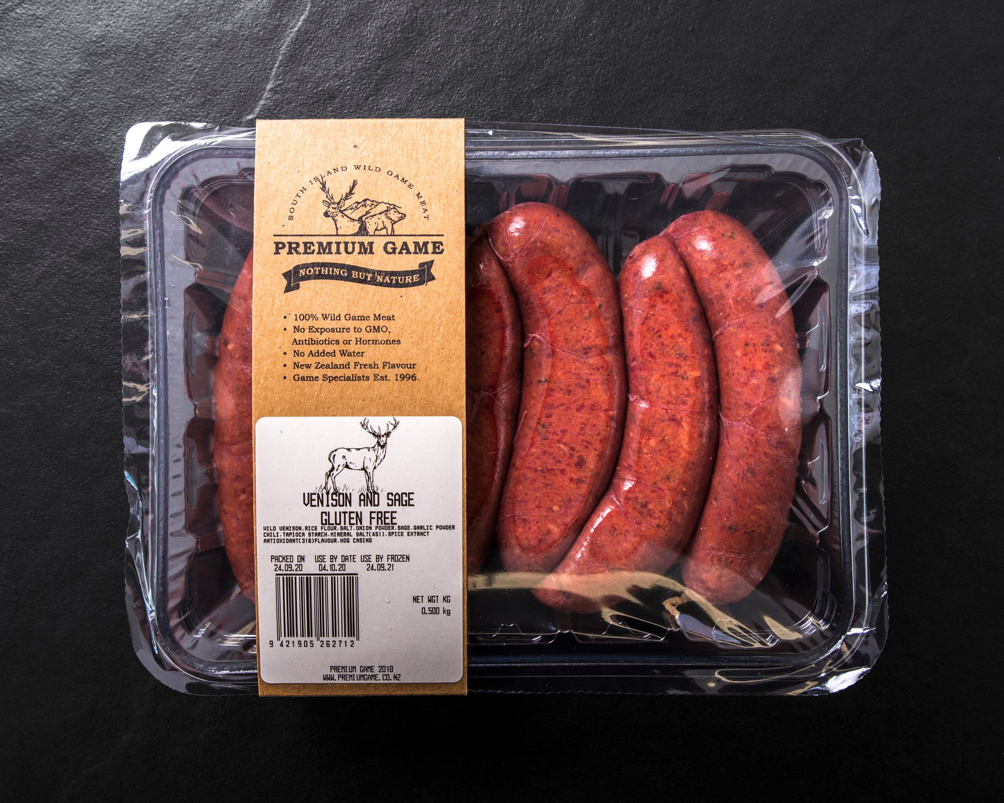 Venison & Sage Sausages 500g
